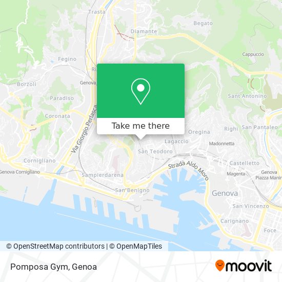 Pomposa Gym map