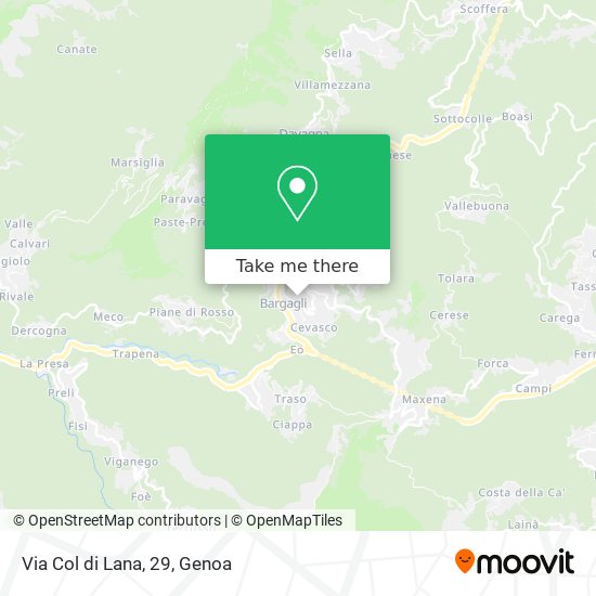 Via Col di Lana, 29 map