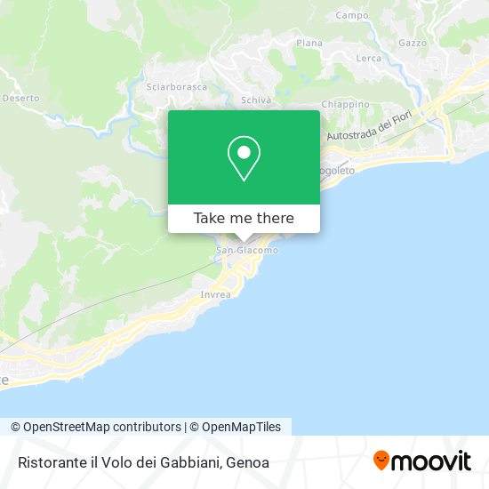 Ristorante il Volo dei Gabbiani map