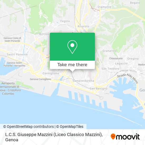 L.C.S. Giuseppe Mazzini (Liceo Classico Mazzini) map