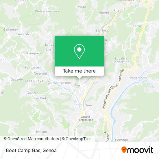 Boot Camp Gas map