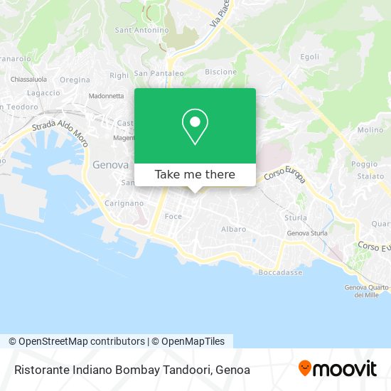 Ristorante Indiano Bombay Tandoori map