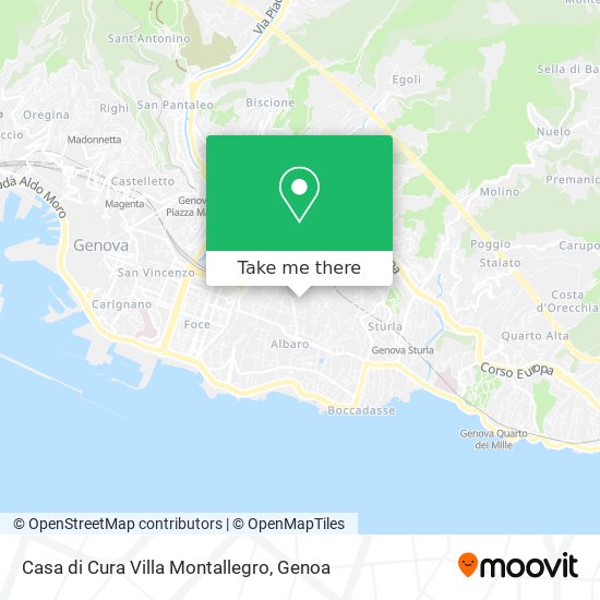 Casa di Cura Villa Montallegro map