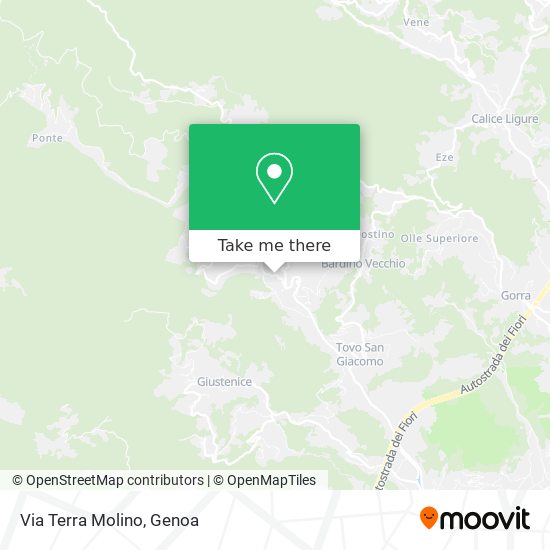Via Terra Molino map