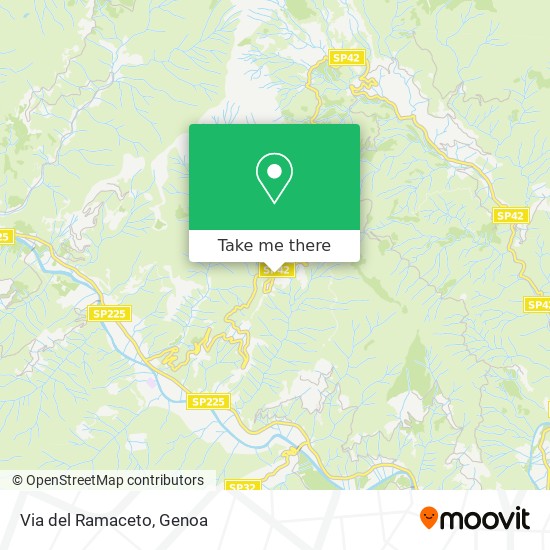 Via del Ramaceto map