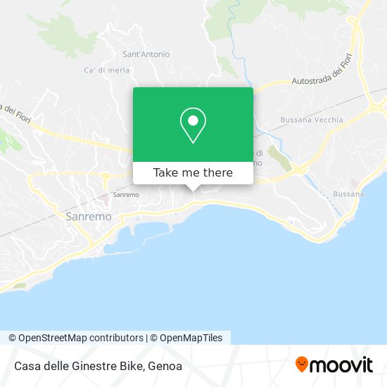 Casa delle Ginestre Bike map