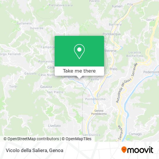 Vicolo della Saliera map