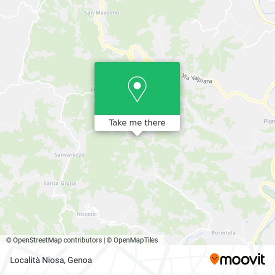 Località Niosa map