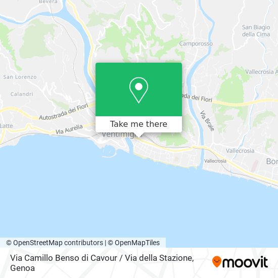 Via Camillo Benso di Cavour / Via della Stazione map
