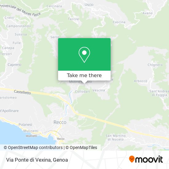 Via Ponte di Vexina map