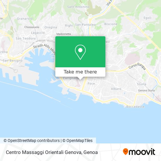 Centro Massaggi Orientali Genova map