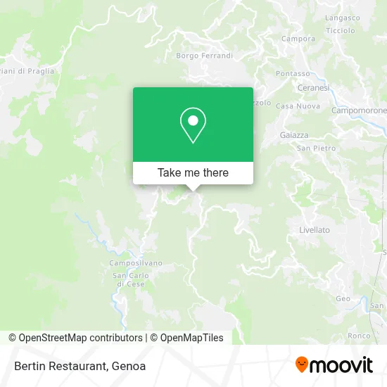 Bertin Restaurant map