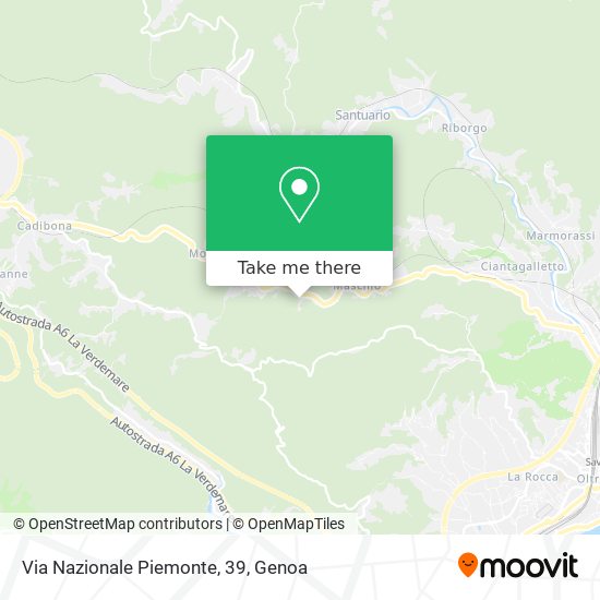 Via Nazionale Piemonte, 39 map