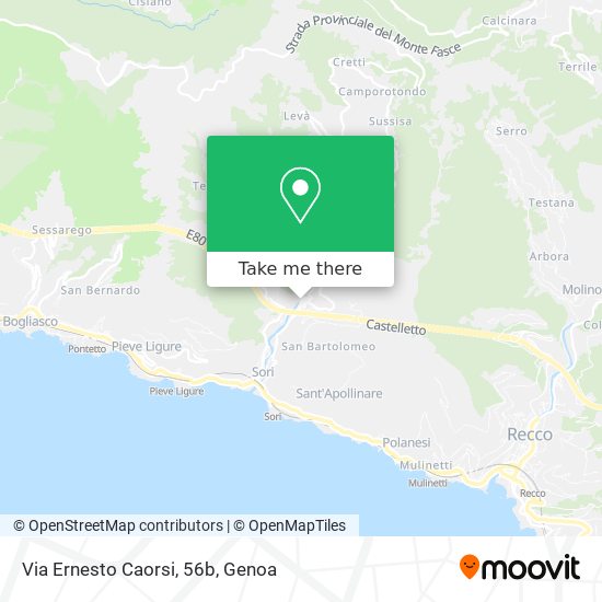 Via Ernesto Caorsi, 56b map