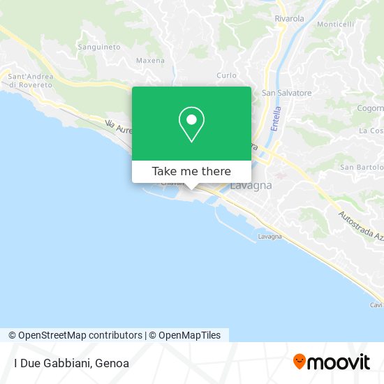 I Due Gabbiani map