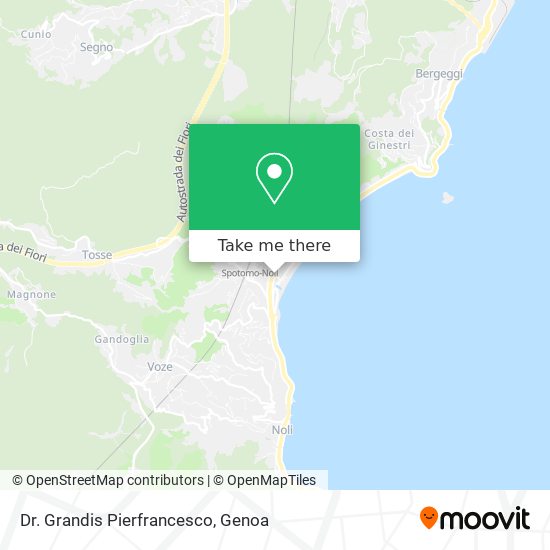 Dr. Grandis Pierfrancesco map