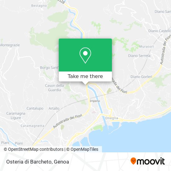 Osteria di Barcheto map