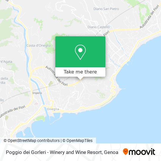 Poggio dei Gorleri - Winery and Wine Resort map