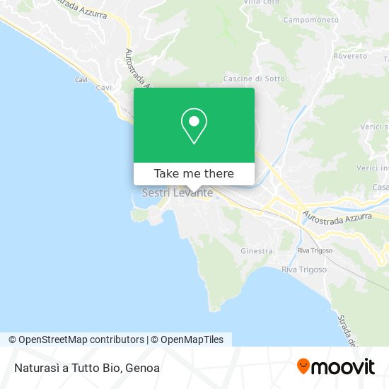 Naturasì a Tutto Bio map