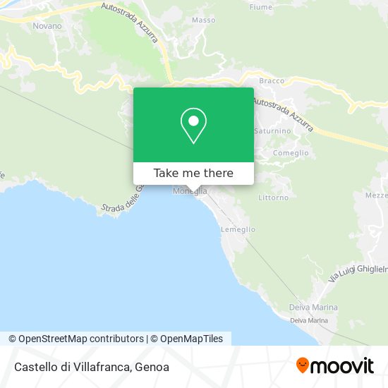Castello di Villafranca map