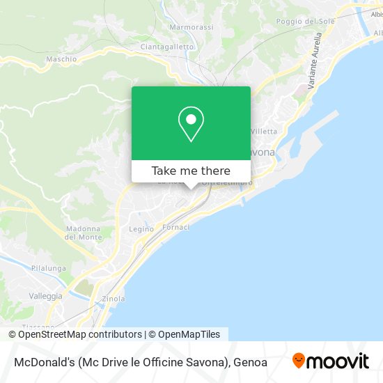 McDonald's (Mc Drive le Officine Savona) map