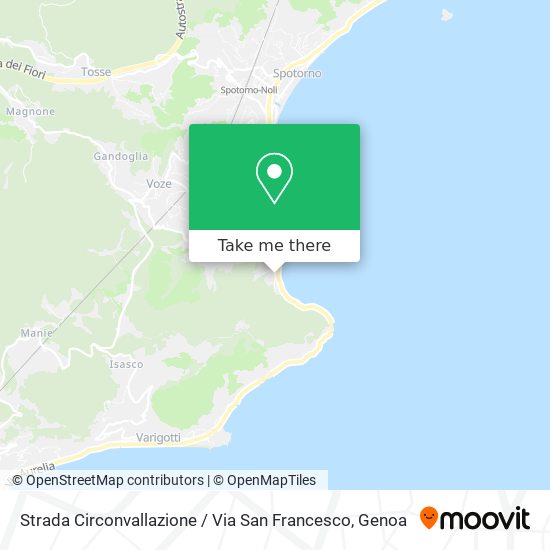 Strada Circonvallazione / Via San Francesco map