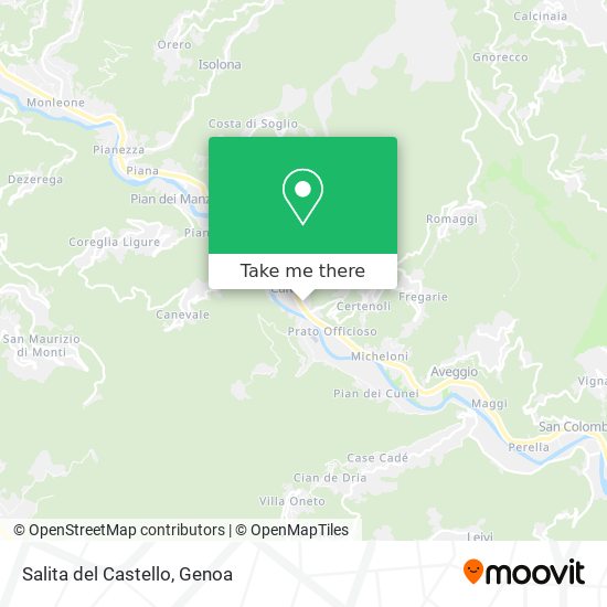 Salita del Castello map