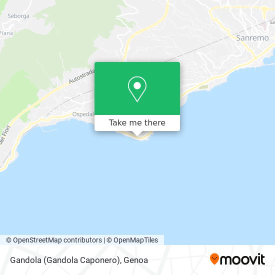 Gandola (Gandola Caponero) map