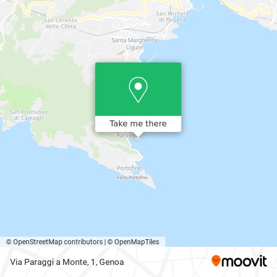Via Paraggi a Monte, 1 map