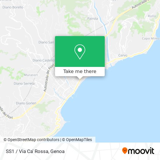 SS1 / Via Ca' Rossa map