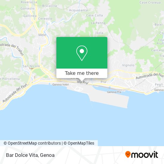 Bar Dolce Vita map