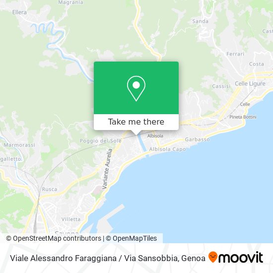 Viale Alessandro Faraggiana / Via Sansobbia map