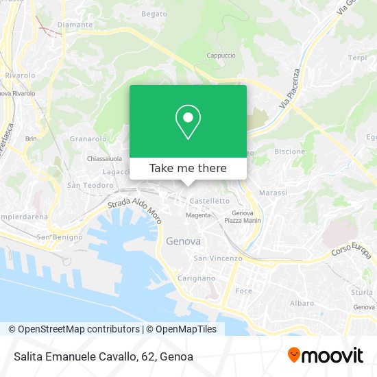 Salita Emanuele Cavallo, 62 map
