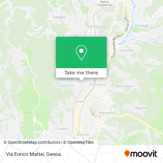 Via Enrico Mattei map