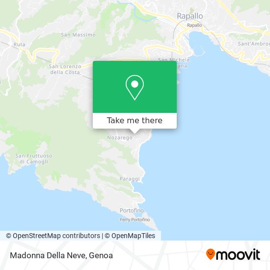 Madonna Della Neve map