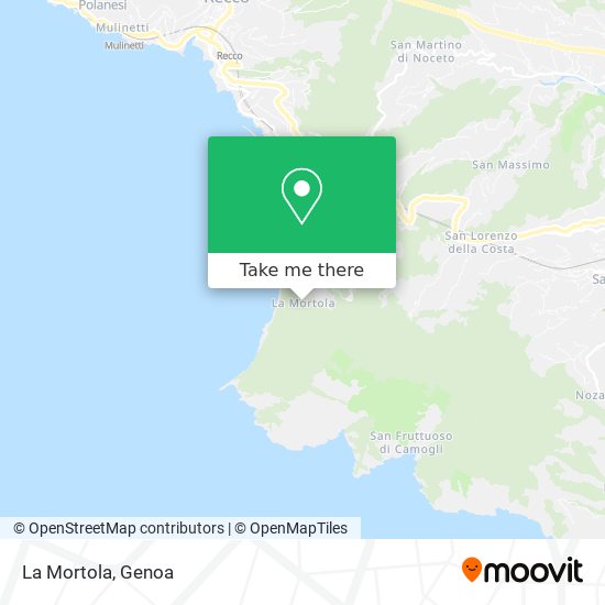 La Mortola map