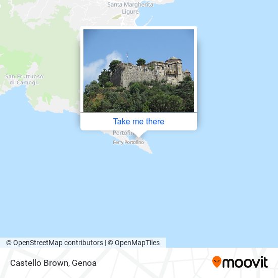 Castello Brown map