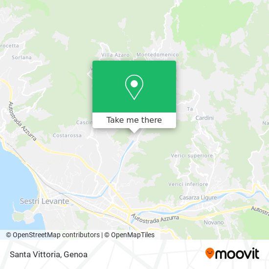 Santa Vittoria map