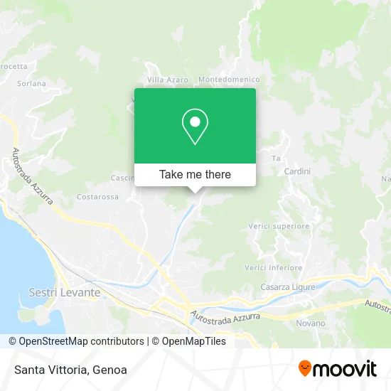 Santa Vittoria map