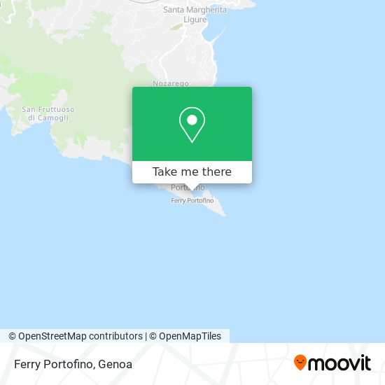 Ferry Portofino map