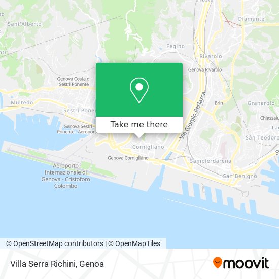 Villa Serra Richini map