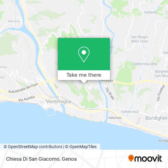 Chiesa Di San Giacomo map