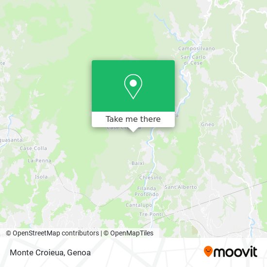 Monte Croieua map