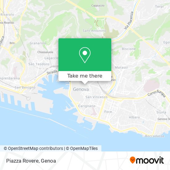 Piazza Rovere map