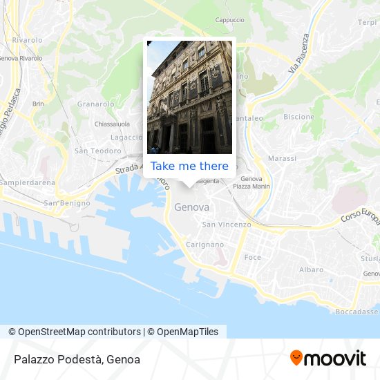 Palazzo Podestà map