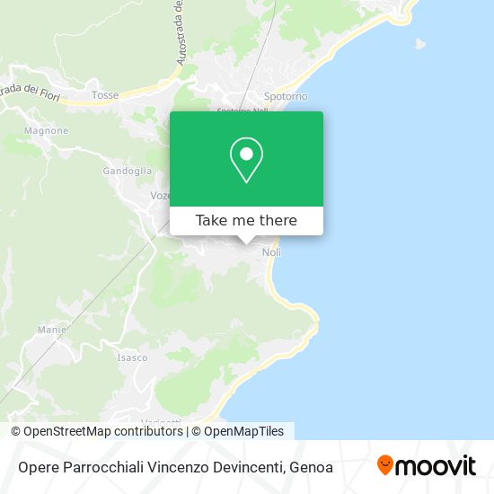 Opere Parrocchiali Vincenzo Devincenti map