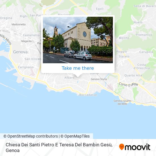 Chiesa Dei Santi Pietro E Teresa Del Bambin Gesù map