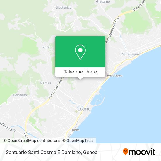 Santuario Santi Cosma E Damiano map