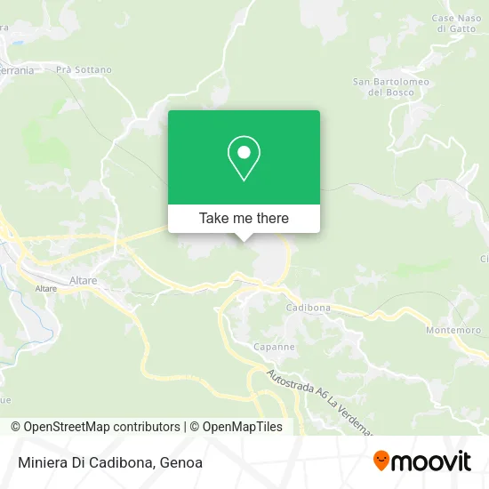Miniera Di Cadibona map