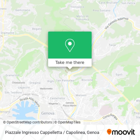 Piazzale Ingresso Cappelletta / Capolinea map